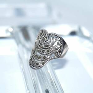 AS00377þBague Arabesco Marcassite 56