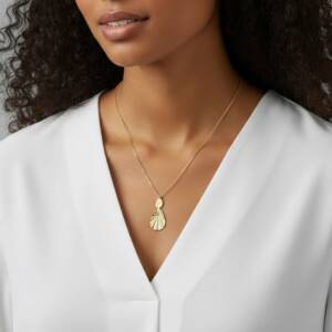 Collier Doré Goutte Mirage