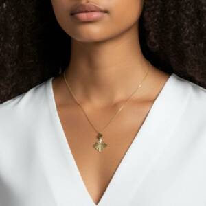 Collier Doré Voile Mirage