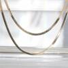 SX01417þCollier Doré Double Chaine Magique