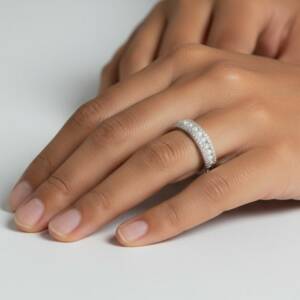 eshop SL01624 Bague Alliance Minis Perles