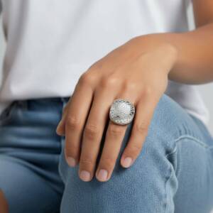 eshop SX01333 Bague Cabochon Constellation