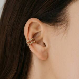 eshop SX01339 Boucle Dore´e Mono Earcuff Perle´