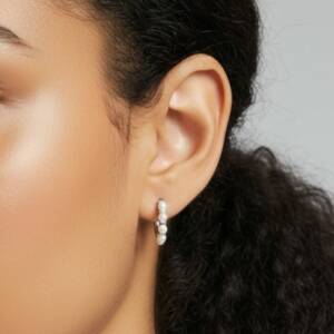 eshop sx01341 Boucle Mini Creoles Perles