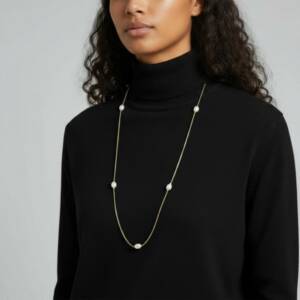 eshop sx01384 Sautoir Dore´ Royale et Perles