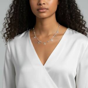 ESHOP SX01393M Collier Fiora Charms Palline