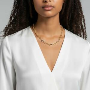 eshop sx01402m Collier Dore´ Grain de Cafe´ Inte´gral