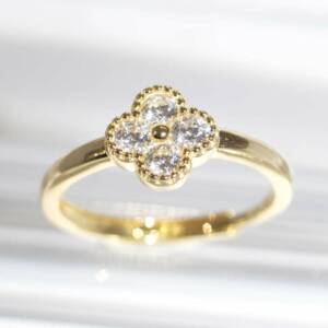 SX01336þBague Dorée Fiora