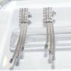 SX01338þBoucle Multi rangs Pavé Cravate 