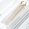 SX01342þBoucle Dorée Mono Earcuff Chaine Cascade