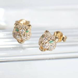 SX01364þBoucle Dorée Panthere Pave