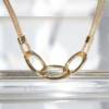 SX01412þCollier Doré Royale Multi rangs gourmette