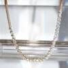 SX01422þCollier Doré Royale Semi Pavé