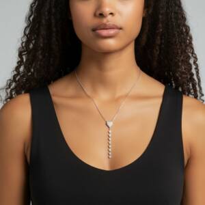 ESHOP SL01662 Collier Coeur Y