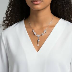 eshop SL01663 Collier Fleurie Y