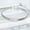 SL01633þBracelet Tube Central Pavé