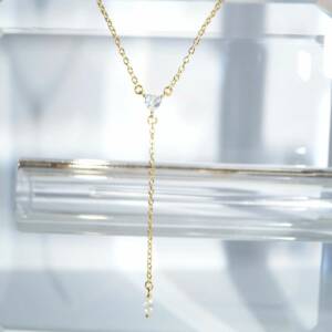 SL01653þCollier Doré Essentiel Coeur Y