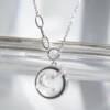 SL01655þCollier Constellation La Lune et Les Etoiles Nacre