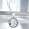 SL01657þCollier Constellation La Voie Lactée 