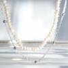 SL01658þCollier Chaine Double Perle