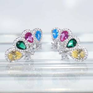 SL01687þBoucle Rainbow Ailes Papillon