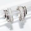 SL01709þBoucle Creoles Double Baguette
