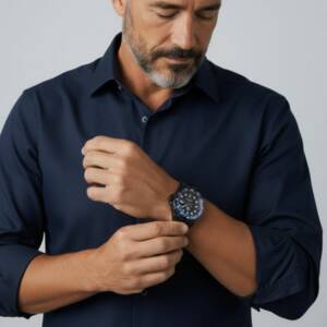 eshop LT00012 montre noire gmt cadran bleu momento uno.jpg
