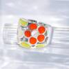 AS00390þBague Fleur Girly 52