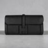 FL00035þSac Cuir Fermeture Lanière Lucca Noir