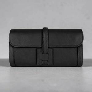 FL00035þSac Cuir Fermeture Lanière Lucca Noir