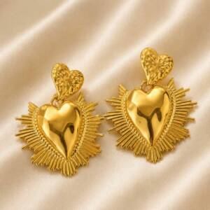 NJ00218þBoucles Sacré Cuore Doré