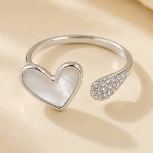 NJ00428þBague Fiocco Cuore Amalfi
