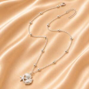 NJ00629þCollier Stella Marina Conchiglia Riviera