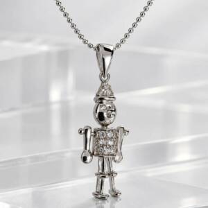 AR000980&thorn;Collier Casse-Noisette Zircons