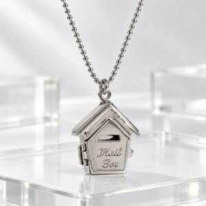 AR000982&thorn;Collier Maison Bo&icirc;te aux Lettres Secr&egrave;te