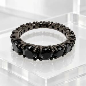 BR00849þBague Éternité Noire