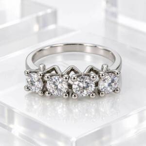 DV00391þBague Rivière Éclat en Argent 925 & Zircons