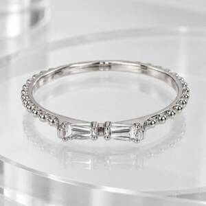DV02542þBAGUE MIMI ROSETTE ARGENT 52