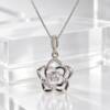 RI01076þCollier Fleur Éclatante & Zircons