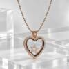 SF01190þCollier Cœur Étoile Zircons