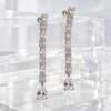 SL01582þBoucles d’Oreilles Cascade de Zircons