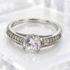 SN00023þBague Solitaire Éclat en Argent 925 & Zircons